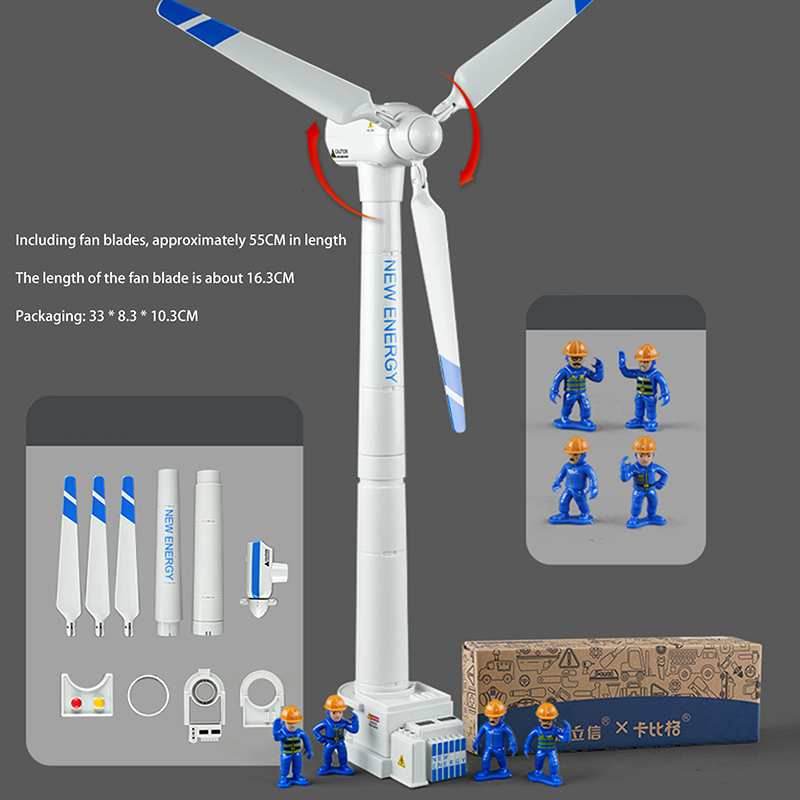 Science Kit - Simulatiespeelgoed voor windturbinemodel voor kinderen -
