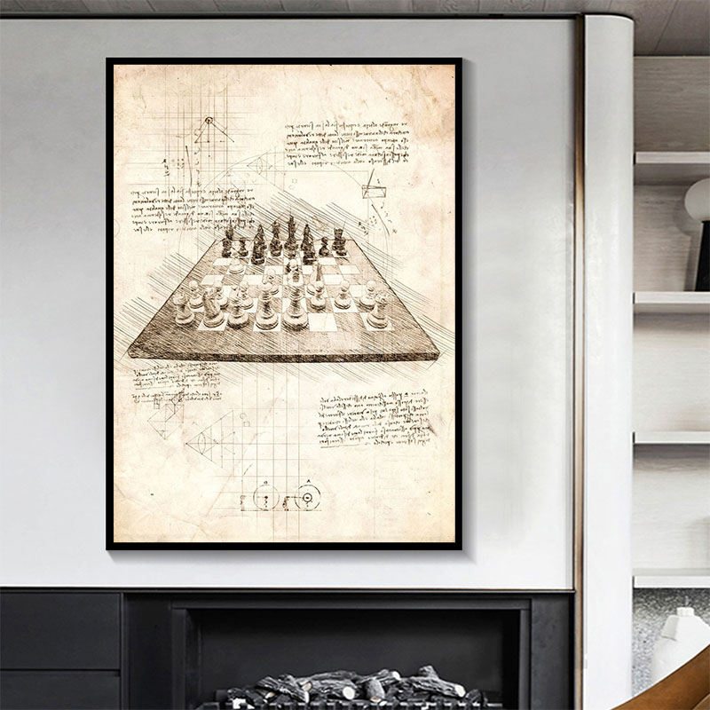 Vintage Abstracte Da Vinci Geï - Star Map Poster recensie en prijs