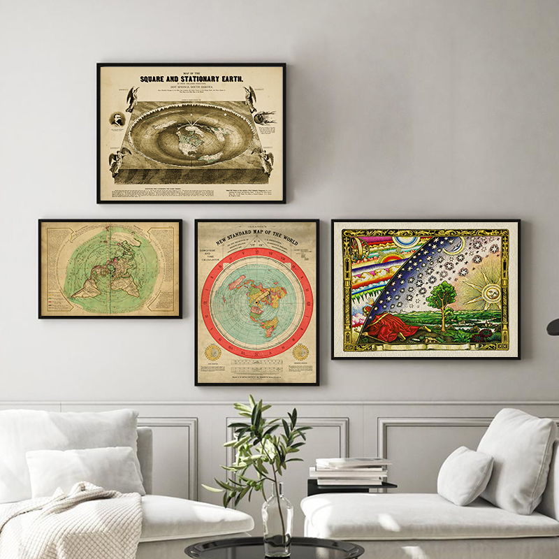 Nieuwe Standaard World Map Pri - Star Map Poster recensie en prijs
