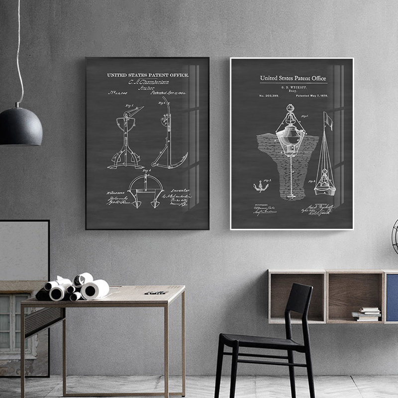 Eenvoudig zwart-wit grijs Amer - Star Map Poster recensie en prijs